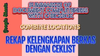 SUMMARY OF DOCUMENT COMPLETENESS WITH CHECKBOX # RINGKASAN KELENGKAPAN DOKUMEN DENGAN KOTAK CENTANG