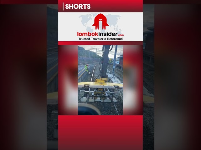Canggih Begini Mesin Pemeliharaan Rel Kereta Api Bekerja Shorts