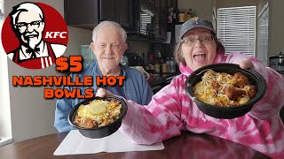 KFC NEW Nashville Hot Loaded Fries Bowl and Mac \u0026 Cheese Bowl Review #kfc #fastfood #foodreview