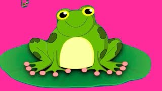 Five Little Speckled Frogs Nursery Rhyme | Cartoon Animation Songs For Children
