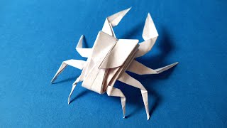 How to make Origami Crab 🦀 Easy Origami Crab Tutorial