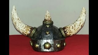 COMO HACER UN CASCO VIKINGO (VIKING HELMET)