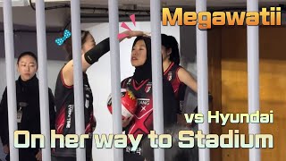 Megawatii💕 On Her way to Stadium (vs Hyundai)