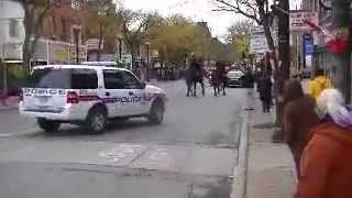 The Remembrance Day 2014 Procession - Hamilton, ON, Canada