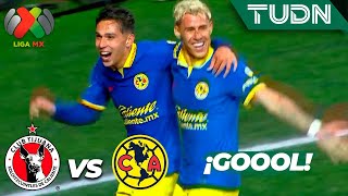 ¡DOBLETE DE LOCURA! Salvador Reyes da el triunfo | Tijuana vs América | Liga Mx - CL2024 J1 | TUDN