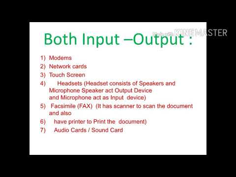Both Input And Output Devices Of Computer Both Input And Output Devices Of Computer