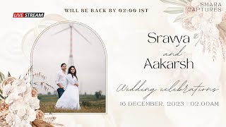 Eternal Bonds: Sravya \u0026 Ram Aakarsh's Magical Wedding LIVE