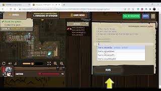 CodeCombat level 1 answer