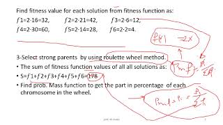 Lect 17 genetic algorithm part 4