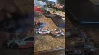 nascar crash Japanese commentary (just ignore my hand