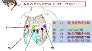 出直し看護塾3分間劇場1‐12_心電計電極の装着