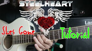 Steelheart Shes Gone Solo Guitar Tutorial Acoustic