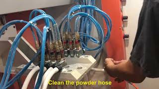 fast color change powder center