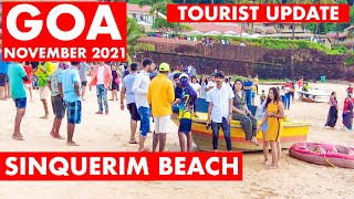 Goa | Sinquerim Beach \u0026 Lower Aguada Fort | November - 2021 | Sinquerim Fort | Goa Vlog | Candolim |