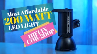 Hiffin COB 200P Review: Powerful \u0026 Budget-Friendly LED Video Light for Content Creators