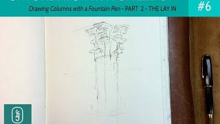 Drawing a Column part 2 - The Lay In