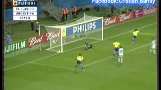 Brasil 4 Argentina 1 (Relato Sebastian Vignolo) Copa Confederaciones 2005