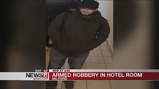 Police search for suspects in Motel 6 robbery in Milford