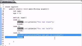 Java Programming Tutorial 12 Switch Statement YouTube