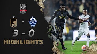 Scotiabank Concacaf Champions League 2023 Highlights Los Angeles FC vs Vancouver Whitecaps FC