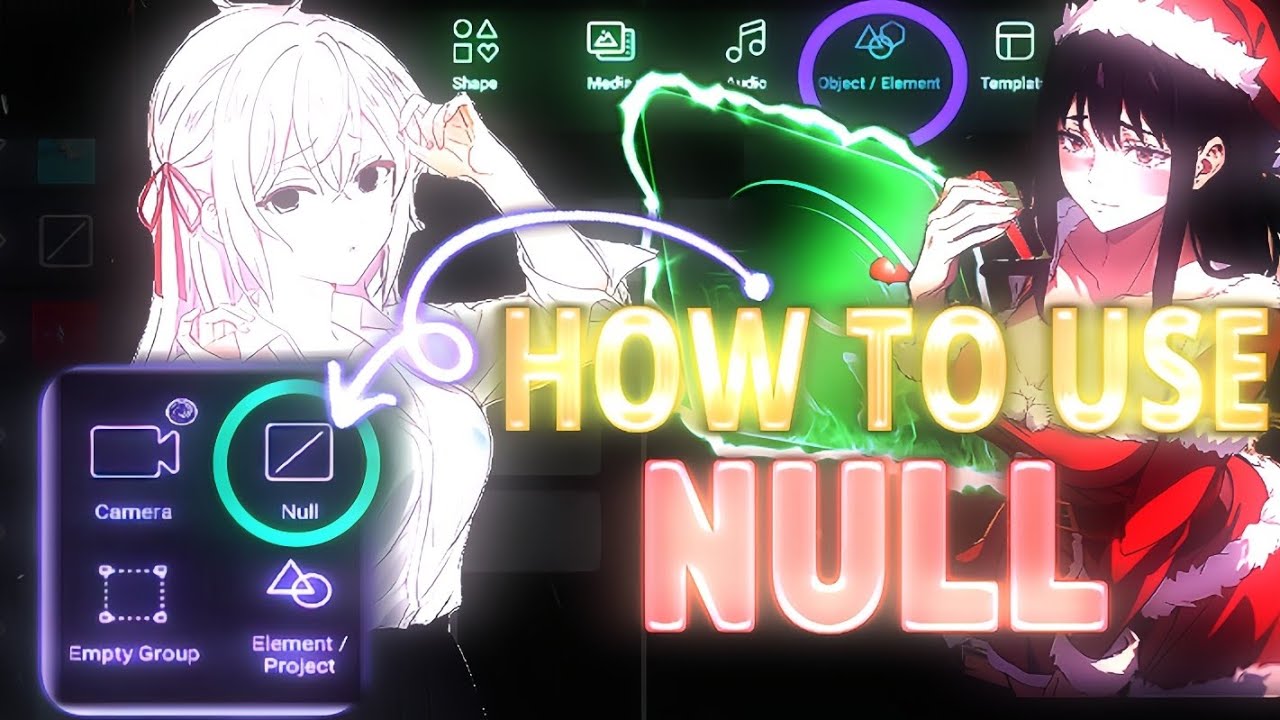 How To Use Null Effect In Alight Motion Tutorial Null Effect Tutorial