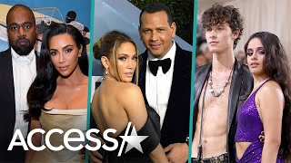 2021 Biggest Splits: Kim Kardashian/Kanye West, JLo/Alex Rodriguez, Camila Cabello/Shawn Mendes