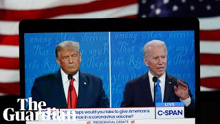 Donald Trump and Joe Biden face off in the final presidential debate – watch live