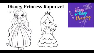 How To Draw Disney Princess Rapunzel