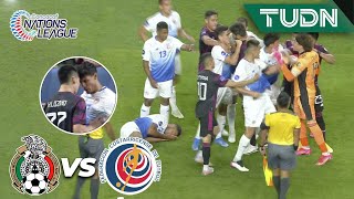 ¡HAY BRONCA! ‘Chucky’ y Moreno se encienden | México 0-0 Costa Rica | Nations League Semifinal |TUDN