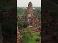 ancient ayutthaya aerial drone views of thailand’s historic ruins