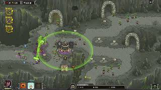 Kingdom Rush Frontiers 王国保卫战 前线 老兵难度 全满分通关 12 地下迷宫