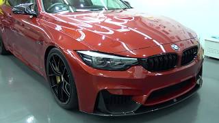 BMW M4　サキールオレンジ　車磨きとコーティング専門店｜東京のポリッシュファクトリー｜カーコーティング施工事例