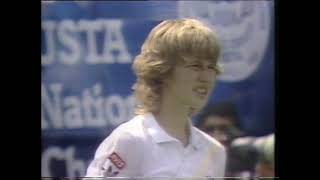 16 year old Steffi Graf vs Martina Navratilova  - US Open 1985 Semifinals