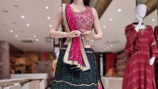 Pure Traditional Croptop Lehenga Georgette Ghaghra