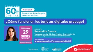 Encuentros digitales para personas mayores. ¿Cómo funcionan las tarjetas digitales de prepago?