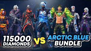 RIP My All Diamonds || Arctic Blue Bundle Event in Free Fire || Desi Gamers