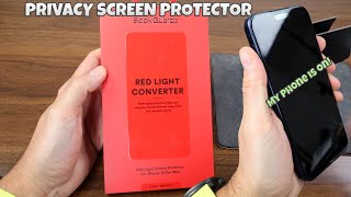 iPhone 17 Pro Max BodyGuardz Privacy Screen Protector Review