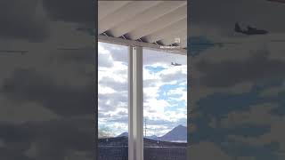 Big planes flying through Quartzsite AZ on 02.28.2023