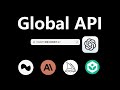 The Global API link to many large models worldwide!