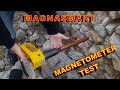 MAGNASMART magnetometer | army rifle depth test with 30 cm probe