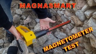 MAGNASMART magnetometer | army rifle depth test with 30 cm probe