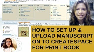 How to set up & upload manuscript on Amazon Createspace
