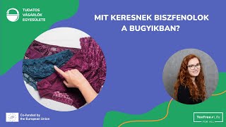 Mit keresnek biszfenolok a bugyikban?