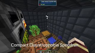 Speedrunning 3x3 Compact Claustrophobia again and beat my own record