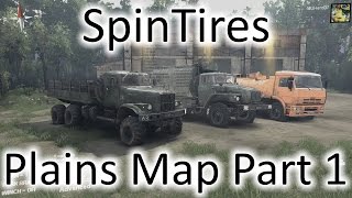 Let's Play SpinTires - Episode #24 - Start the Plains Map - Plains Map Part 1