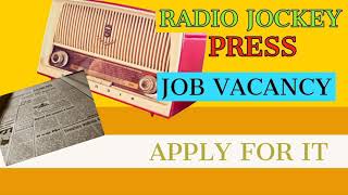 RJ ,செய்தியார் வேலை வாய்ப்புகள் | News Editor | Radio Jockey | Job Vacancy