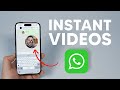 How To Use Instant Video Messages on WhatsApp!