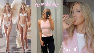 trying the victoria’s secret model diet & why I WOULD do this again