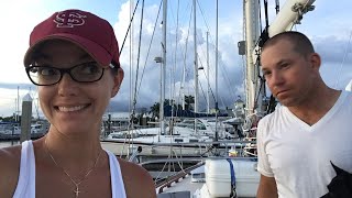 Live - Hurricane Irma Boat Prep!