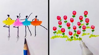 Easy Drawing Tricks That Might Be Useful. Simple Drawing Hacks